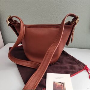 VINTAGE Coach Maggie Duffle Bag In British Tan NEW